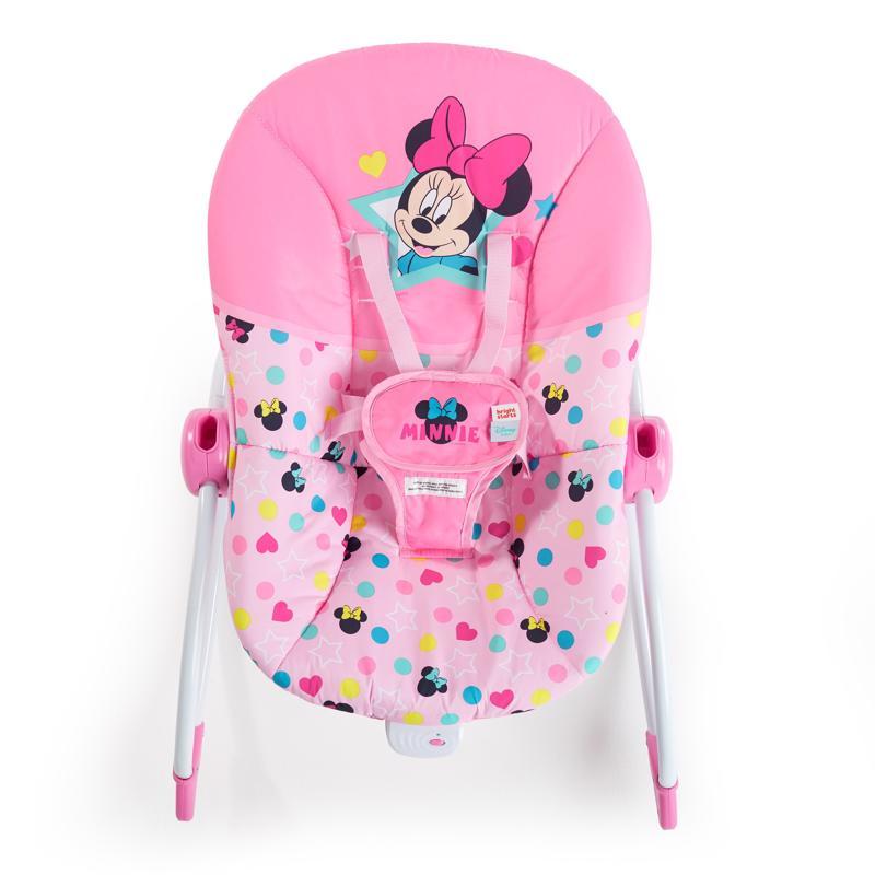 DISNEY BABY Húpatko vibrujúce Minnie Mouse Stars  Smiles Baby 0m, do 18kg, 2019