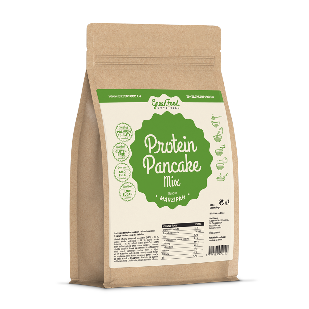 GreenFood Nutrition Protein Pancake marzipan 500g