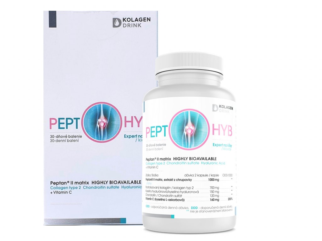 KolagenDrink PEPT-OHYB, extrakt z chrupavky Peptan IIm, kĺbová výživa
