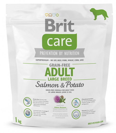 Brit Care Grain-free Adult LB SalmonPotato 1kg