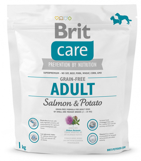Brit Care Grain-free Adult SalmonPotato 1kg