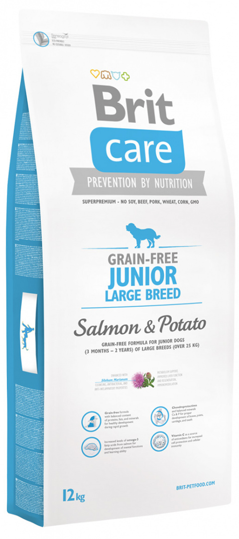 Brit Care Grain-free Junior SalmonPotato 12kg