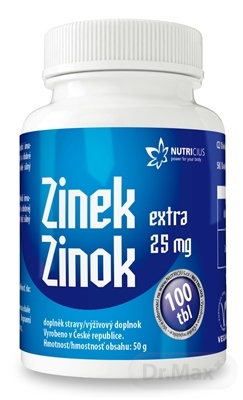 Zinok EXTRA 25 mg tbl.100