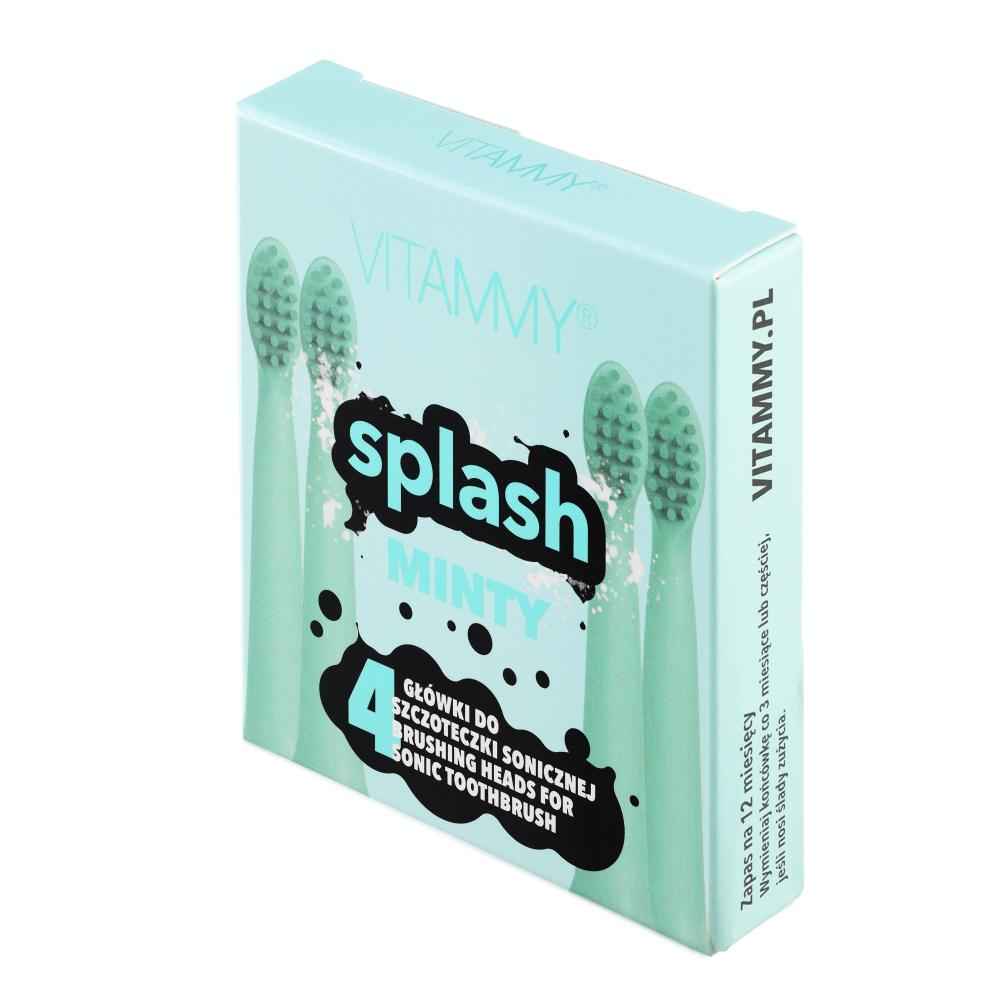 Vitammy Splash, Náhradné Násady Na Zubné Kefky Splash, MätováMint