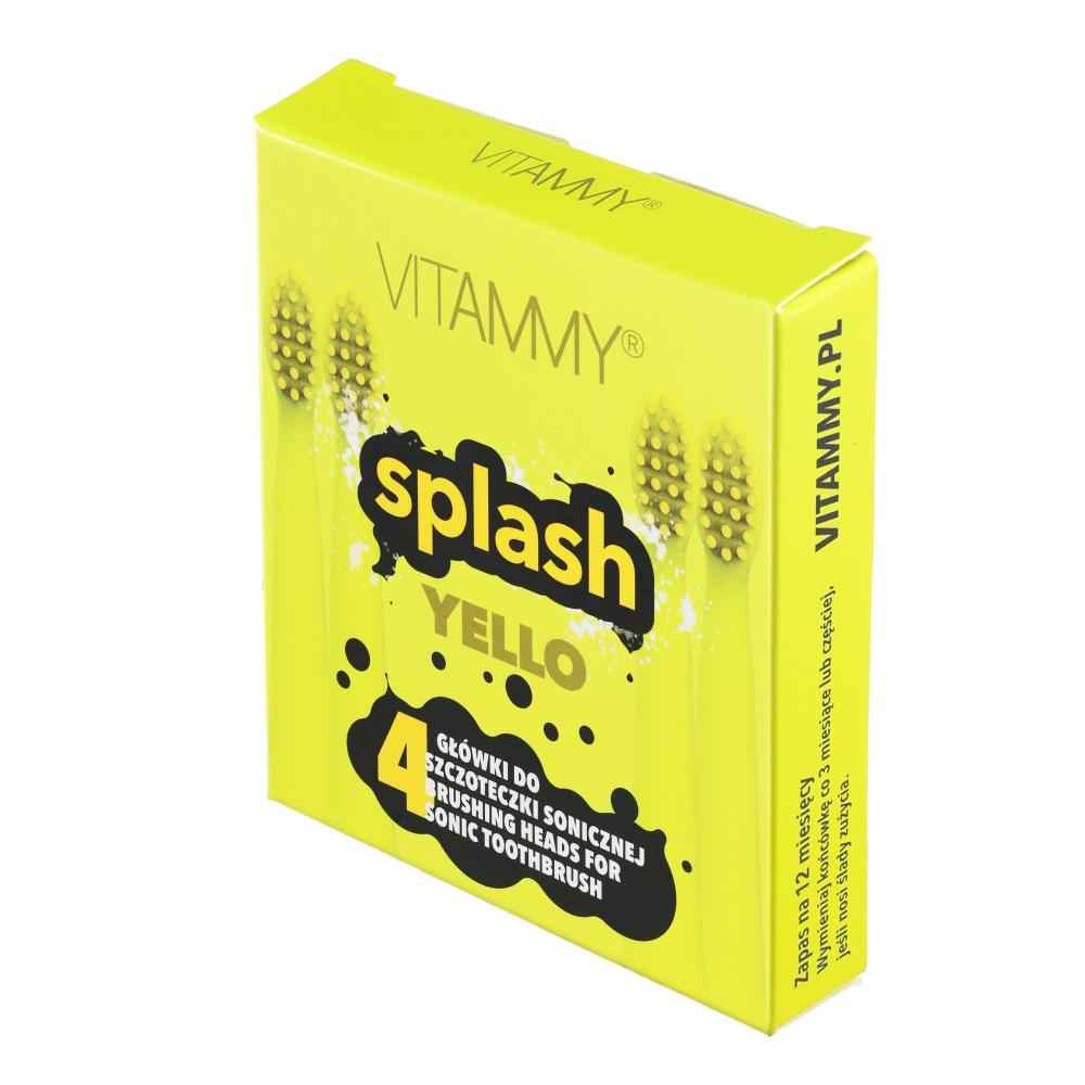 Vitammy Splash, Náhradné Násady Na Zubné Kefky Splash, ŽltáYellow