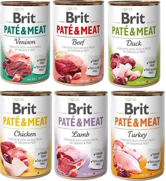 Brit Konzerva Paté  Meat Mix Pack 6×400g