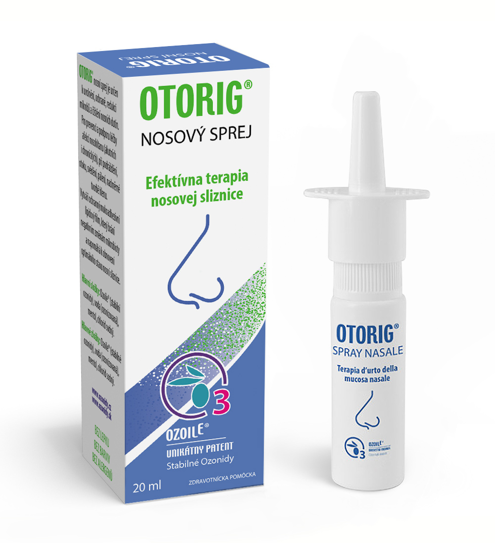 Ozonidy OTORIG nosový sprej