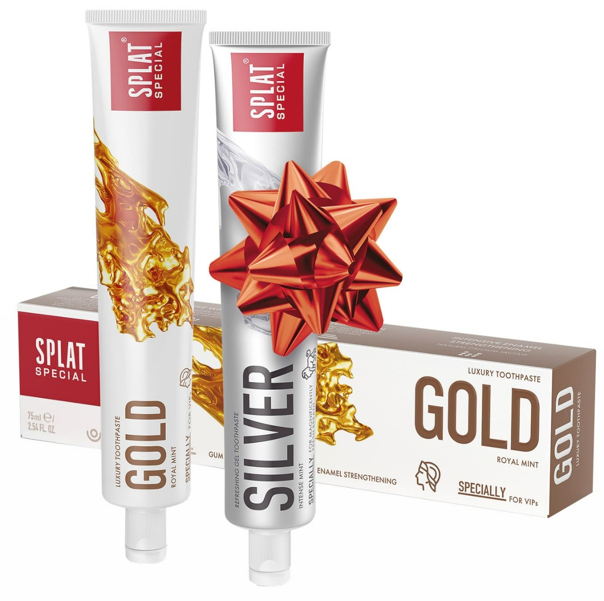 Vianočný SPLAT Special Duo Gold  Silver zubné pasty 2x75ml