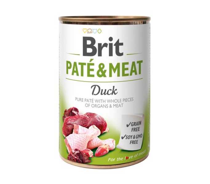 Brit Konzerva Pate  Meat Duck 400g