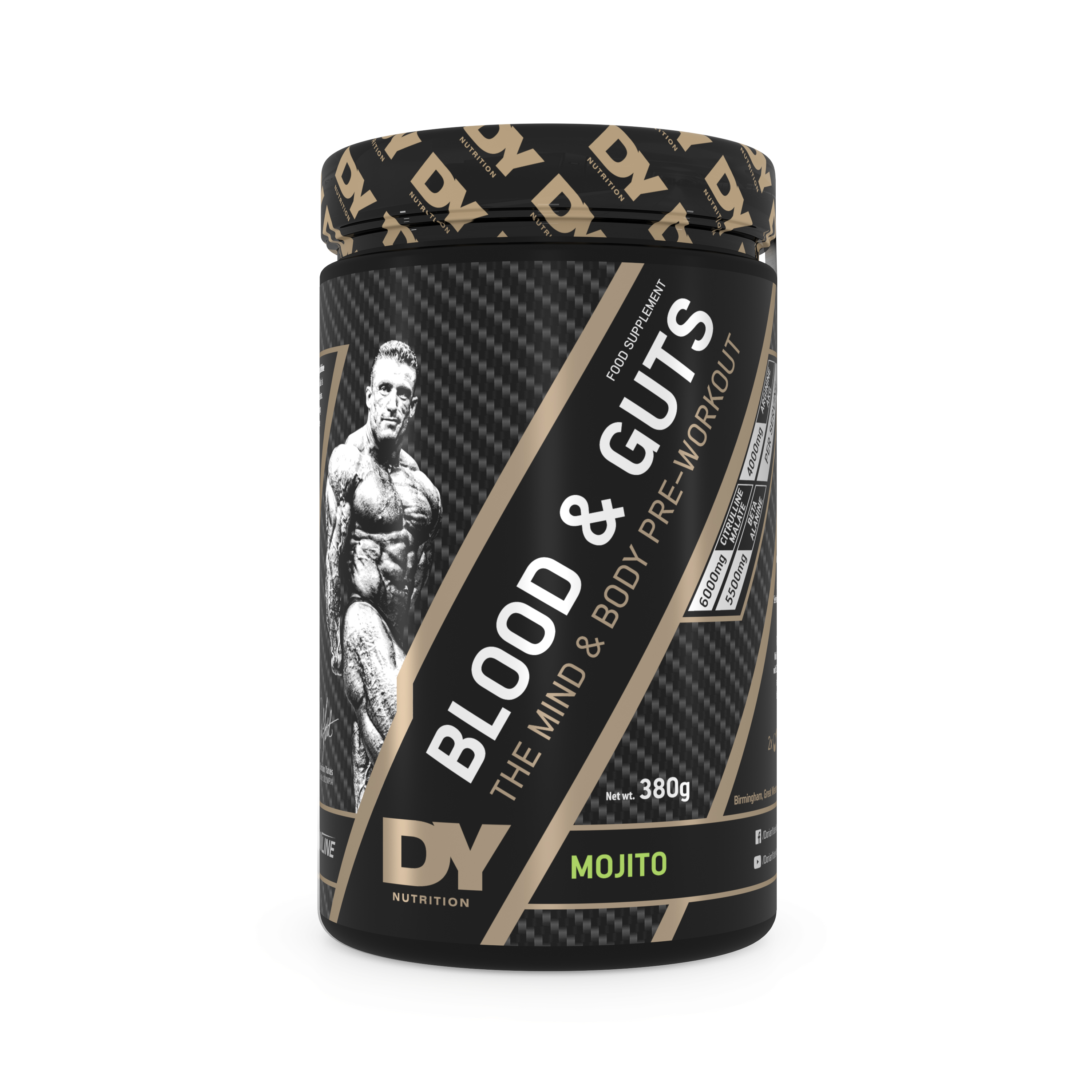 DY Nutrition Blood and Guts mojito