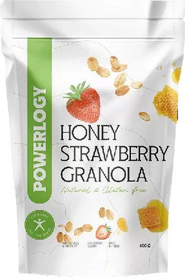 Powerlogy Honey Strawberry Granola 400 g