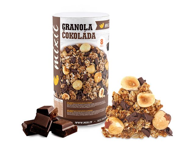 Mixit Granola Z Pece čokoládalada A Lieskove Orechy 570g