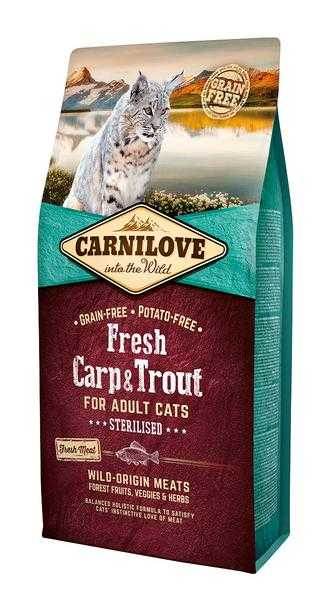 Carnilove Cat Fresh Carp  Trout Sterilized 6kg