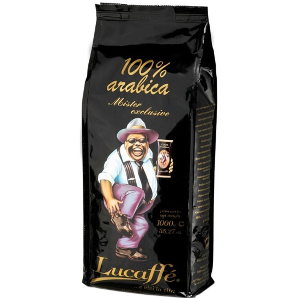 Lucaffe Káva Mr.Exclusive 100 percent Arab. 1kg