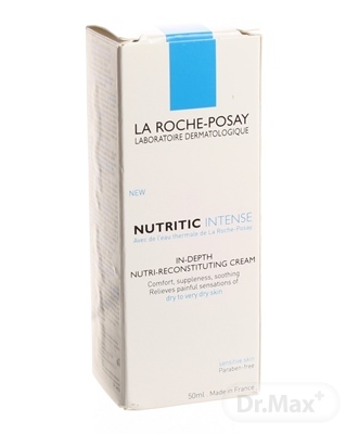 LA ROCHE-POSAY Nutritic Intense Hĺbkovo vyživujúci obnovujúci krém, výživná textúra 50 ml