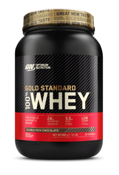 Optimum Nutrition protein 100 percent whey gold jahoda 910 g