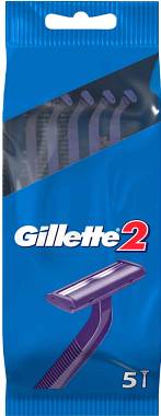 Gillette2 Jednorázový holiaci strojček 5ks