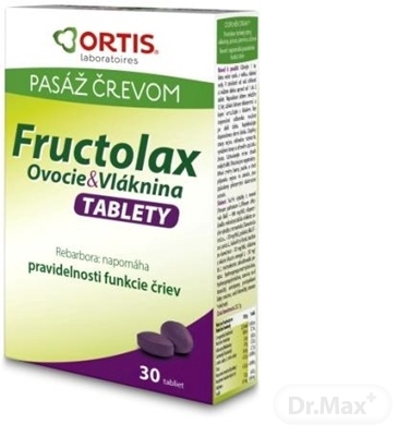 Fructolax Ovocie a vláknina TABLETY