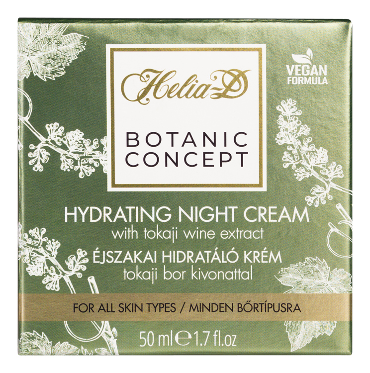 Helia_D Botanic Concept Hydratačný Nočný Krém 50ml