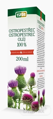 VIRDE Ostropestrec 100 percent Olej