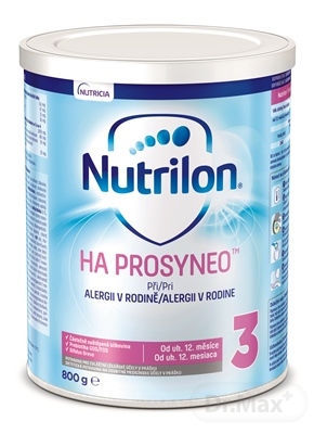 Nutrilon 3 HA PROSYNEO dojčenské mlieko