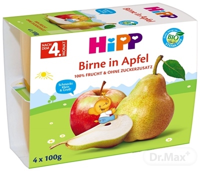 HiPP BIO 100 percent OVOCIE Jablká s hruškami