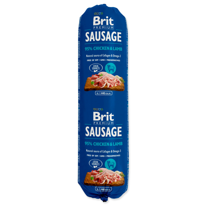 Brit Sausage Chicken Lamb 800g