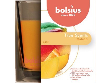Bolsius Aromatic 2.0 Sklo 95x95mm Mango, vonná svíčka