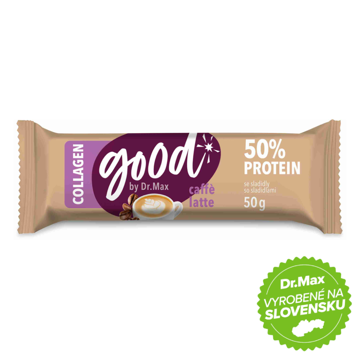 Good BY DR. MAX Protein Bar 50 percent Cafe Latte
