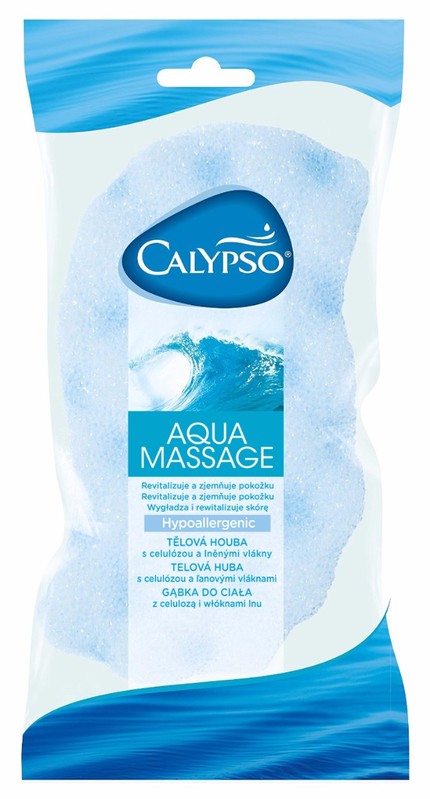 Calypso Aqua Massage viskózní koupelová houba