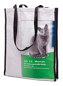 TIERRA VERDE Recy taška mačkopes – veľká (40 × 50 × 10 cm)