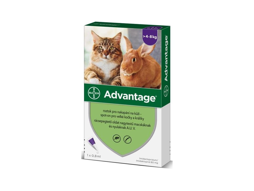 Advantage S.O. Antiparazitikum Mačka Do 4kg 1×0,4ml