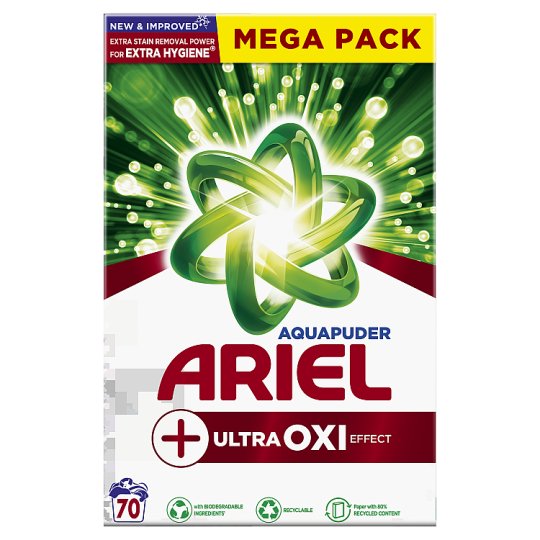 Ariel Ultra Oxi Prasok 4.55Kg 70Pd