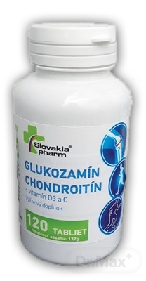Slovakiapharm Glukozamín Chondroitín  vitamín D3, C