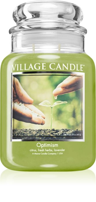 Village Candle Vonná sviečka v skle - optimisti - Optimizmus, veľká