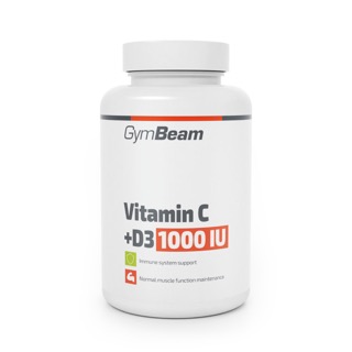 Gymbeam vitamin c  d3 1000 iu 90tbl