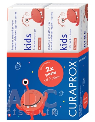 Curaprox Kids 2 Bez fluoridu