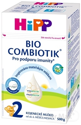 HiPP 2 BIO Combiotik® Následná mliečna dojčenská výživa