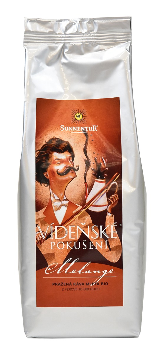 Sonnentor BIO Káva Viedenské pokušenie Melange mletá 500 g