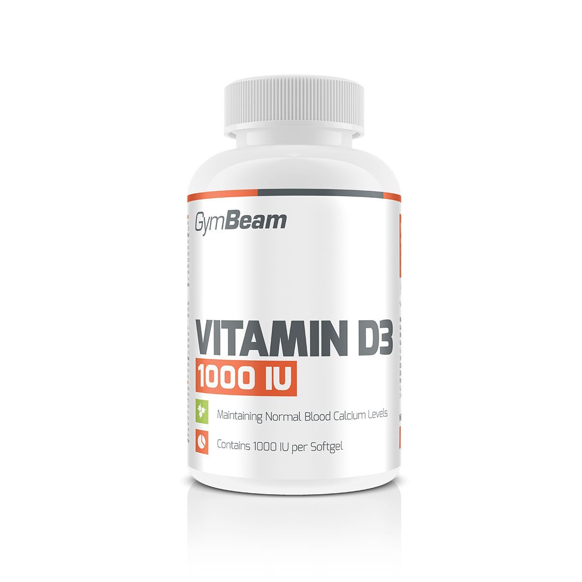GymBeam Vitamín D3 1000 IU 60 kaps.