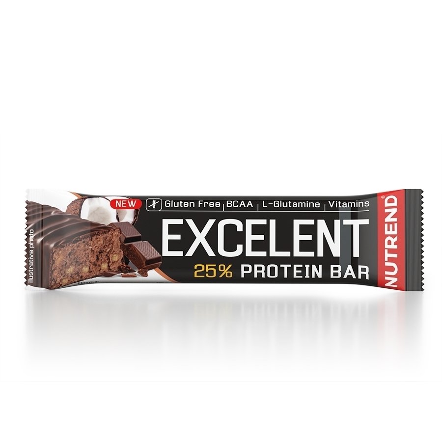 Nutrend Excelent Protein Bar 85 g čokoládový nugát  amp; brusnice