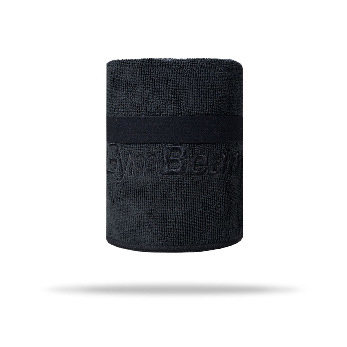 GymBeam Športový uterák z mikrovlákna Large čierna