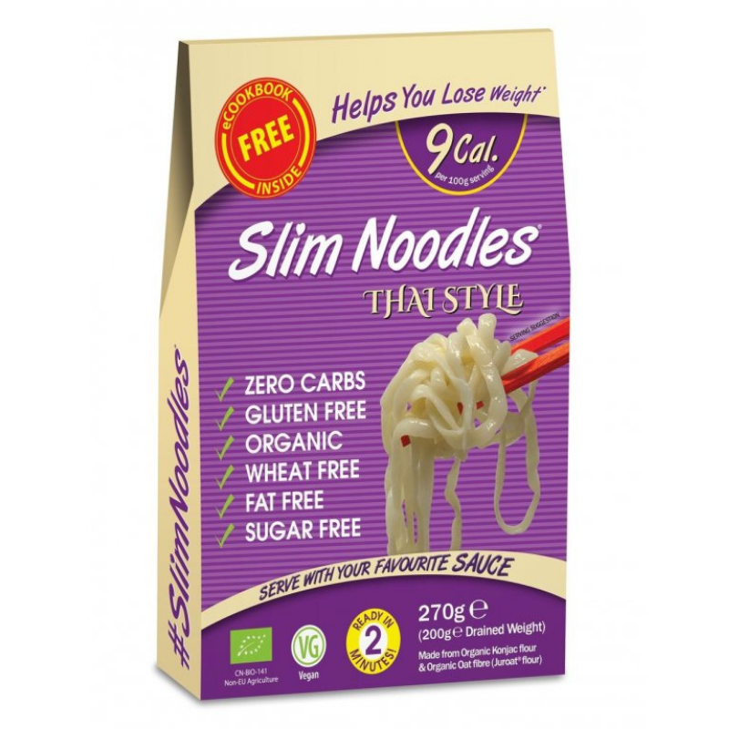 Slim Pasta BIO Cestoviny Slim Pasta Noodles Thai Style 270 g