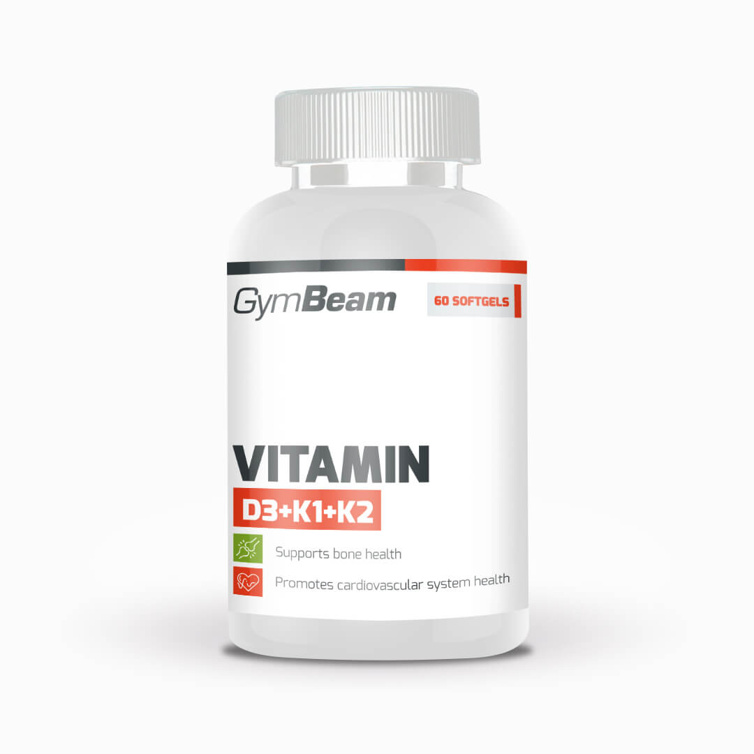 GymBeam Vitamín D3 K1 K2 60 kaps.