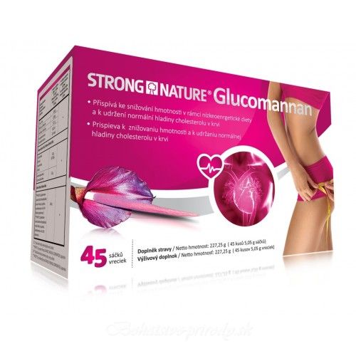 Glucomannan 45 vreciek - vysoký cholesterol