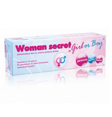 Test na určenie pohlavia - Woman secret - girl or boy