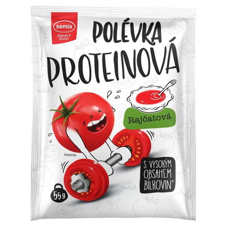SEMIX Proteínová polievka s paradajkami 55 g