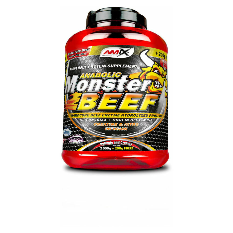 AMIX Anabolic monster BEEF 90 percent proteín jahoda a banán 2200 g