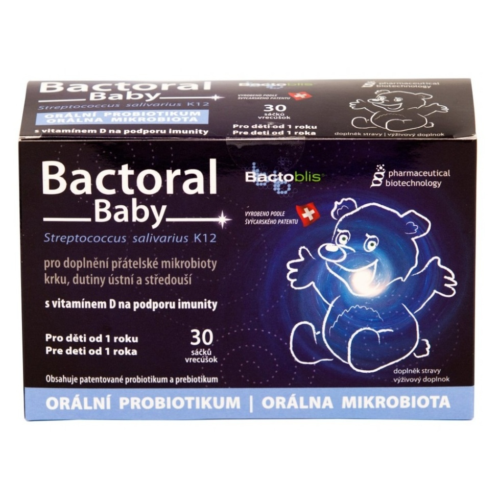 FAVEA Bactoral baby s vitamínom D 30 vrecúšok