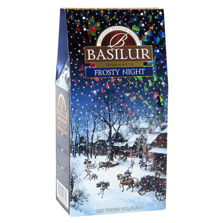 BASILUR Festival Frosty Night čierny čaj 100 g